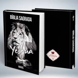 Bíblia Personalizada Leão Yeshua Black